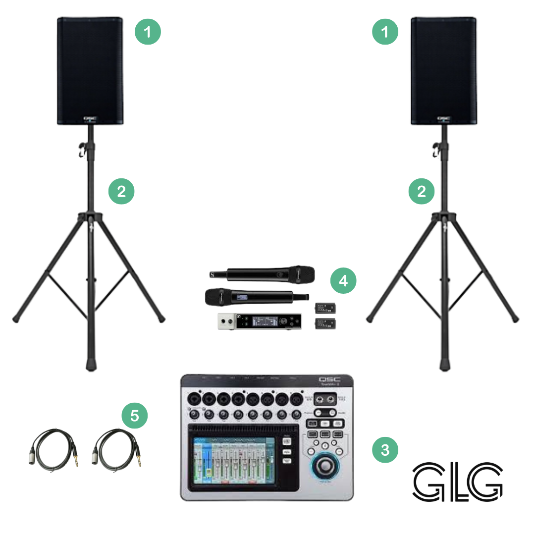Paquete #1 – Sonido Profesional + DJ para Eventos de Hasta 100 Personas